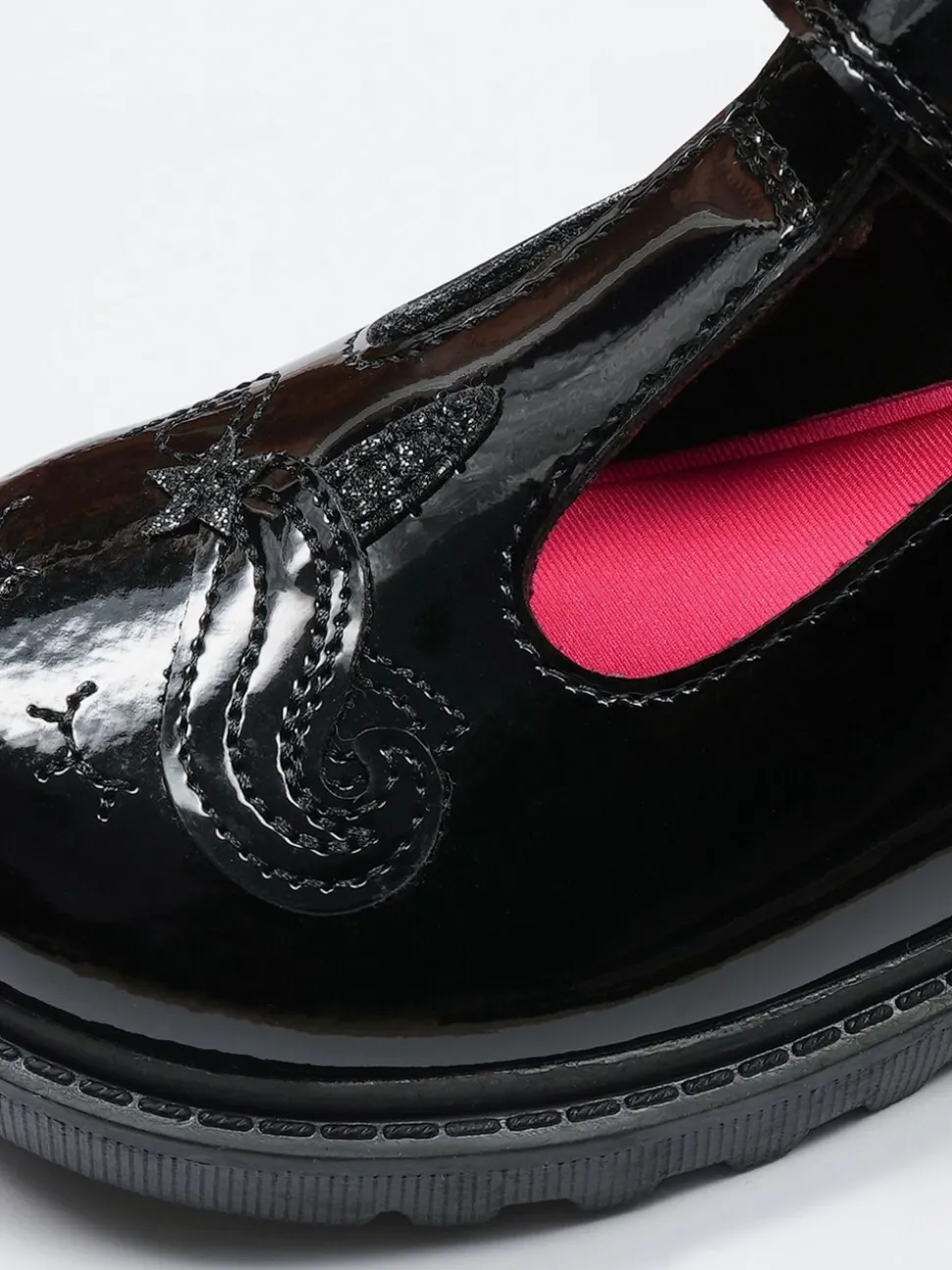 Toezone Girls Elevate School With Ellie Unicorn Black Shoes