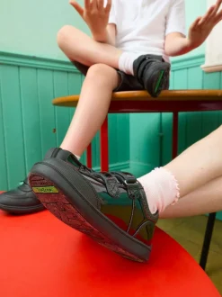 ToeZone Lia Girls Unicorn Shoes: Durable and non-slip outsole