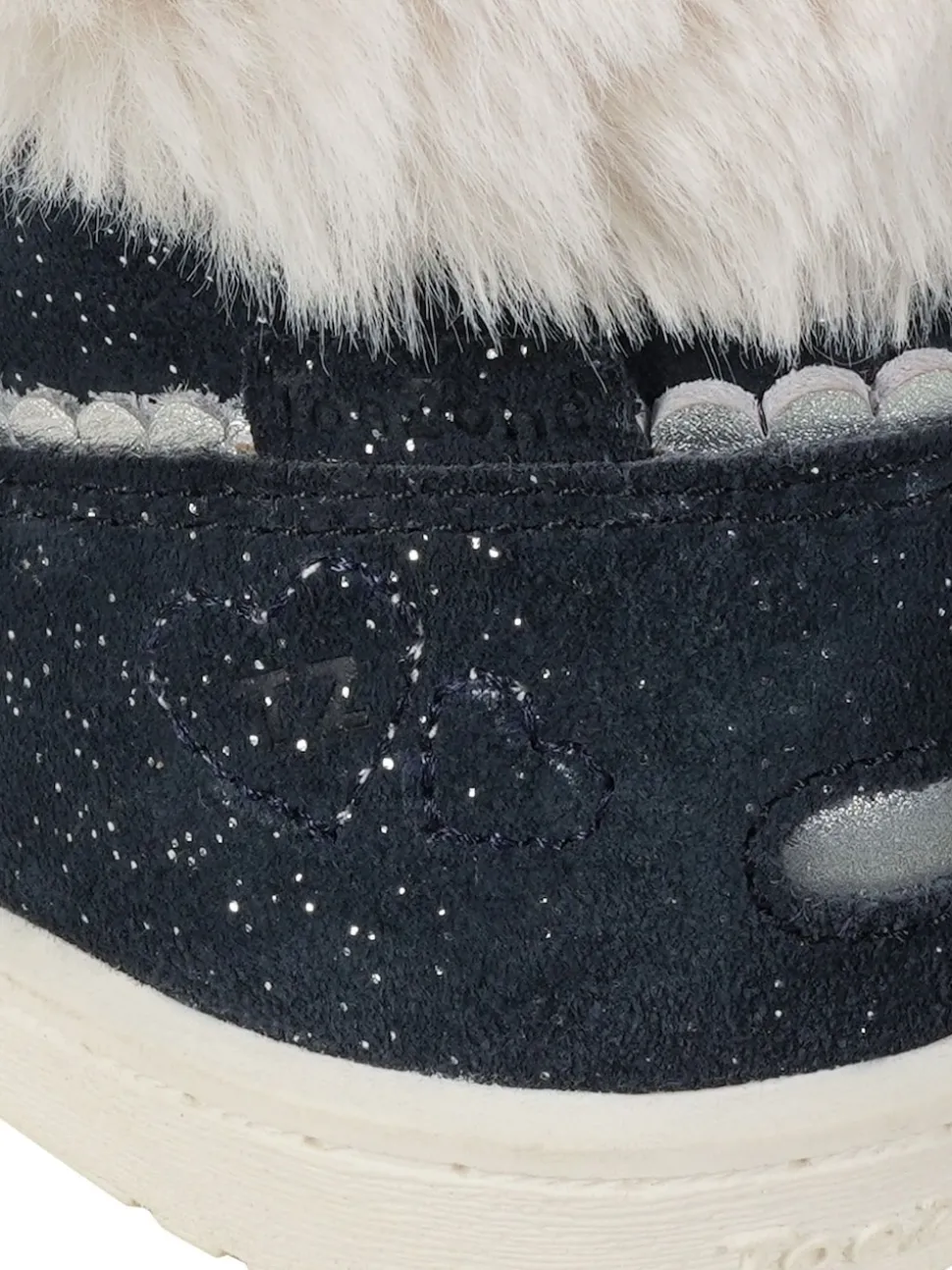 Toezone Girls Faith Suede Leather Faux Fur Zip Boots