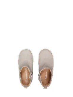 Toezone Leather Gusset And Zip Boots