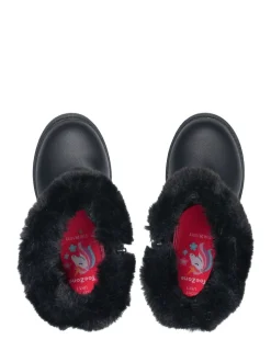 Toezone Lumi Faux Fur Zip Heart Buckle Boots