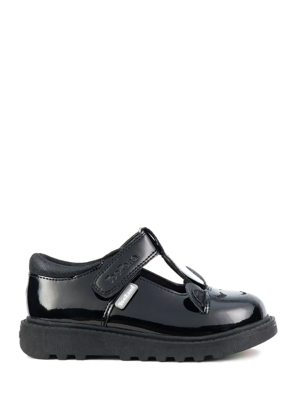 Toezone Millie Unicorn Patent T Bar School Shoes