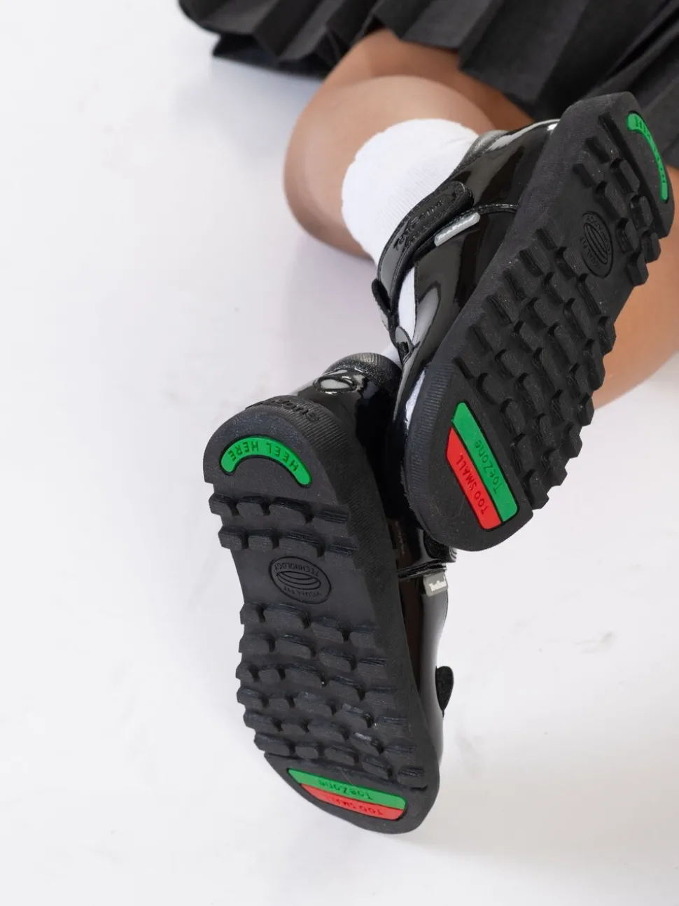 Toezone Millie Unicorn Patent T Bar School Shoes
