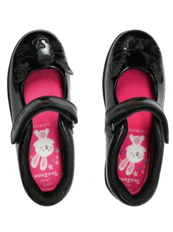 Toezone Patent Leather Bunny School Shoes