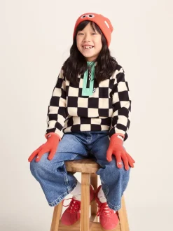 Tog 24 Orange Kids Soay Shaun The Sheep Knit Gloves