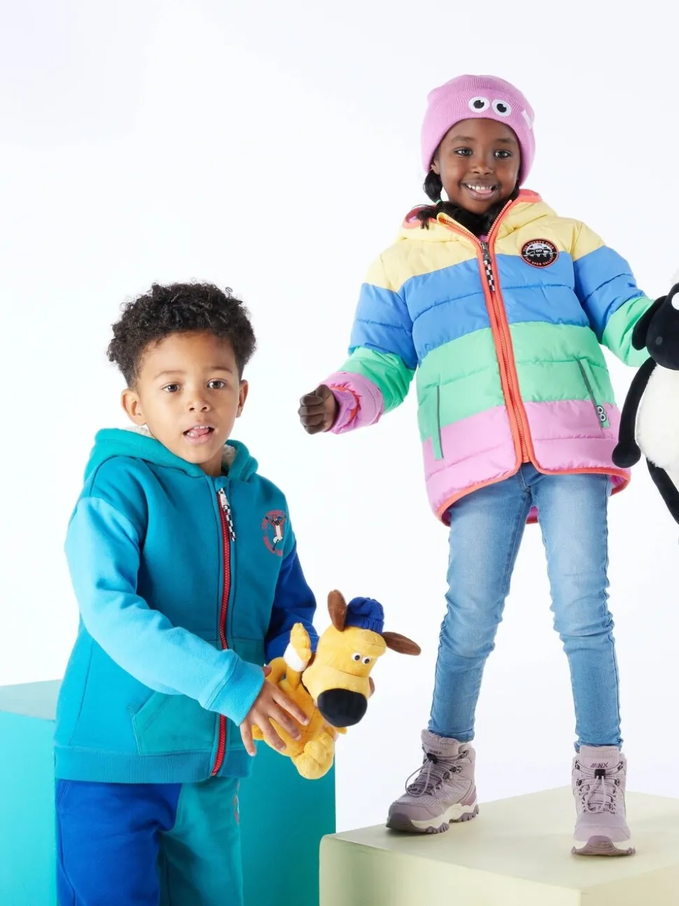 Tog 24 Yellow Kids Zulu Shaun The Sheep Print Jacket