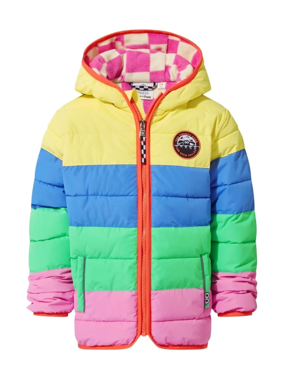 Tog 24 Yellow Kids Zulu Shaun The Sheep Print Jacket