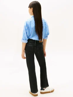 Tommy Hilfiger Black Black Flared Leg Jeans
