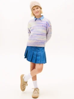 Tommy Hilfiger Blue Essential Mélange Relaxed Jumper With Wool