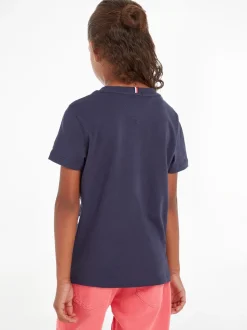 Tommy Hilfiger Blue Essential 100% Cotton T-Shirt