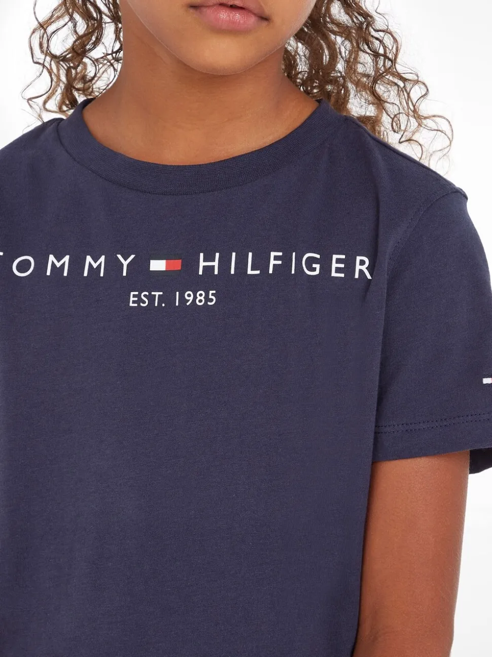 Tommy Hilfiger Blue Essential 100% Cotton T-Shirt