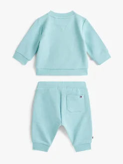 Tommy Hilfiger Blue Logo Sweatshirt And Joggers Set