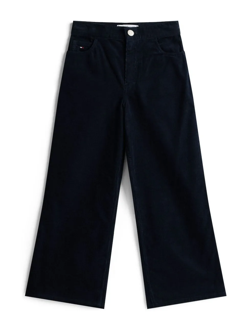 Tommy Hilfiger Blue Mabel High Rise Wide Leg Corduroy Trousers