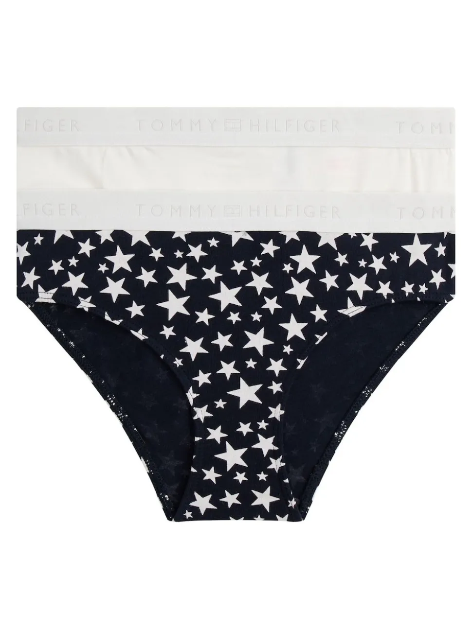 Tommy Hilfiger Blue Signature Print Briefs 2-Pack