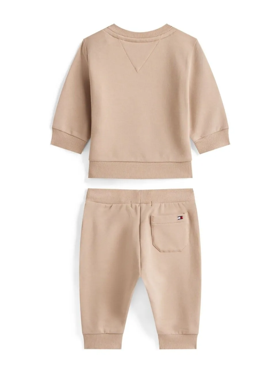 Tommy Hilfiger Brown Varsity Sweatshirt And Joggers Set