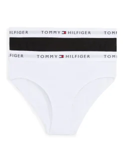 Tommy Hilfiger White 2 Pack Signature Logo Briefs