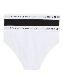 Tommy Hilfiger White 2 Pack Signature Logo Briefs