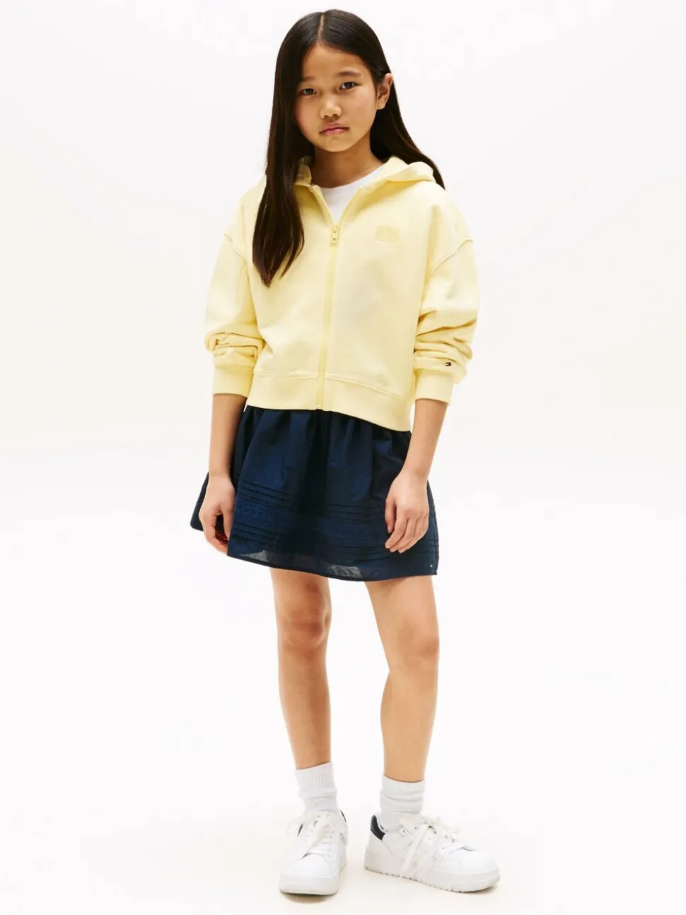 Tommy Hilfiger Yellow Relaxed Zip Thru Hoodie