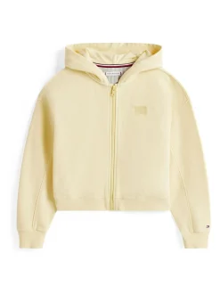 Tommy Hilfiger Yellow Relaxed Zip Thru Hoodie
