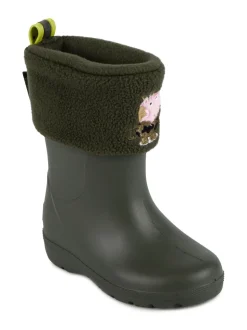 Totes Green Childrens Totes Peppa Pig Welly Liner Socks
