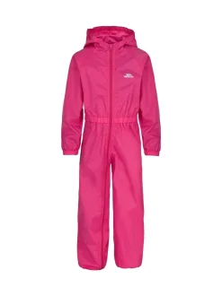 Trespass Babies Pink Button Snowsuits
