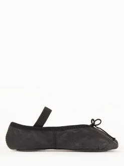 Trotters London Black Bloch Ballet Shoes