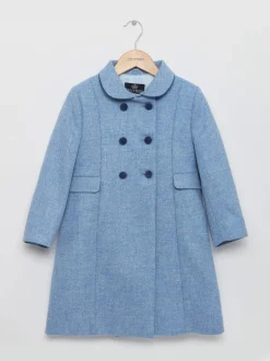Trotters London Blue Classic Coat