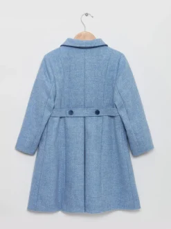 Trotters London Blue Classic Coat