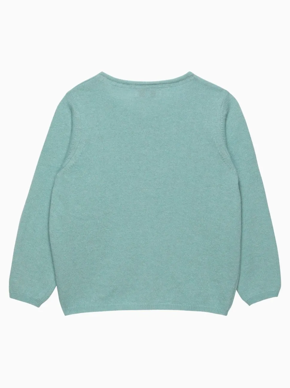 Trotters London Green Velvet Bow Cardigan