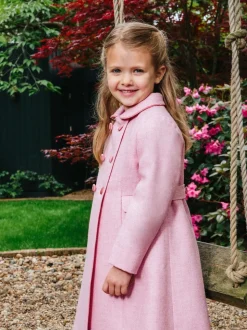 Trotters London Pink Classic Coat