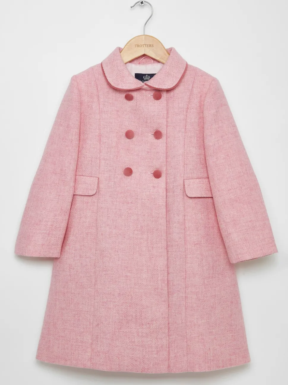 Trotters London Pink Classic Coat