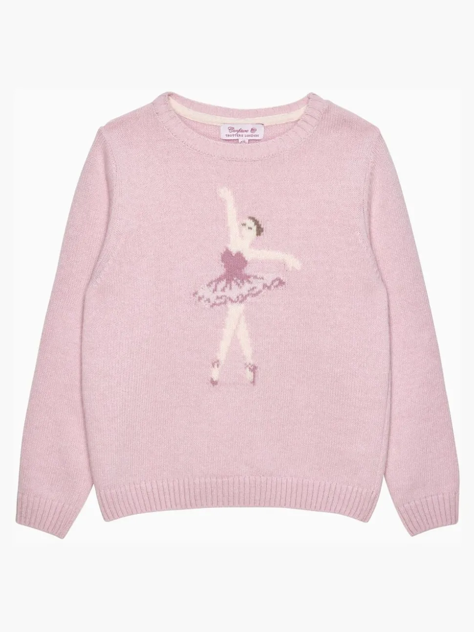 Trotters London Pink Margot Ballerina Jumper