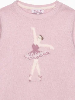 Trotters London Pink Margot Ballerina Jumper