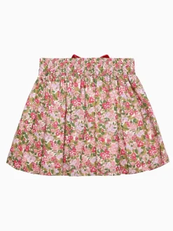Trotters London Red Hedgerow Skirt