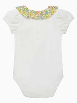Trotters London White Little Liberty Print Betsy Willow Body