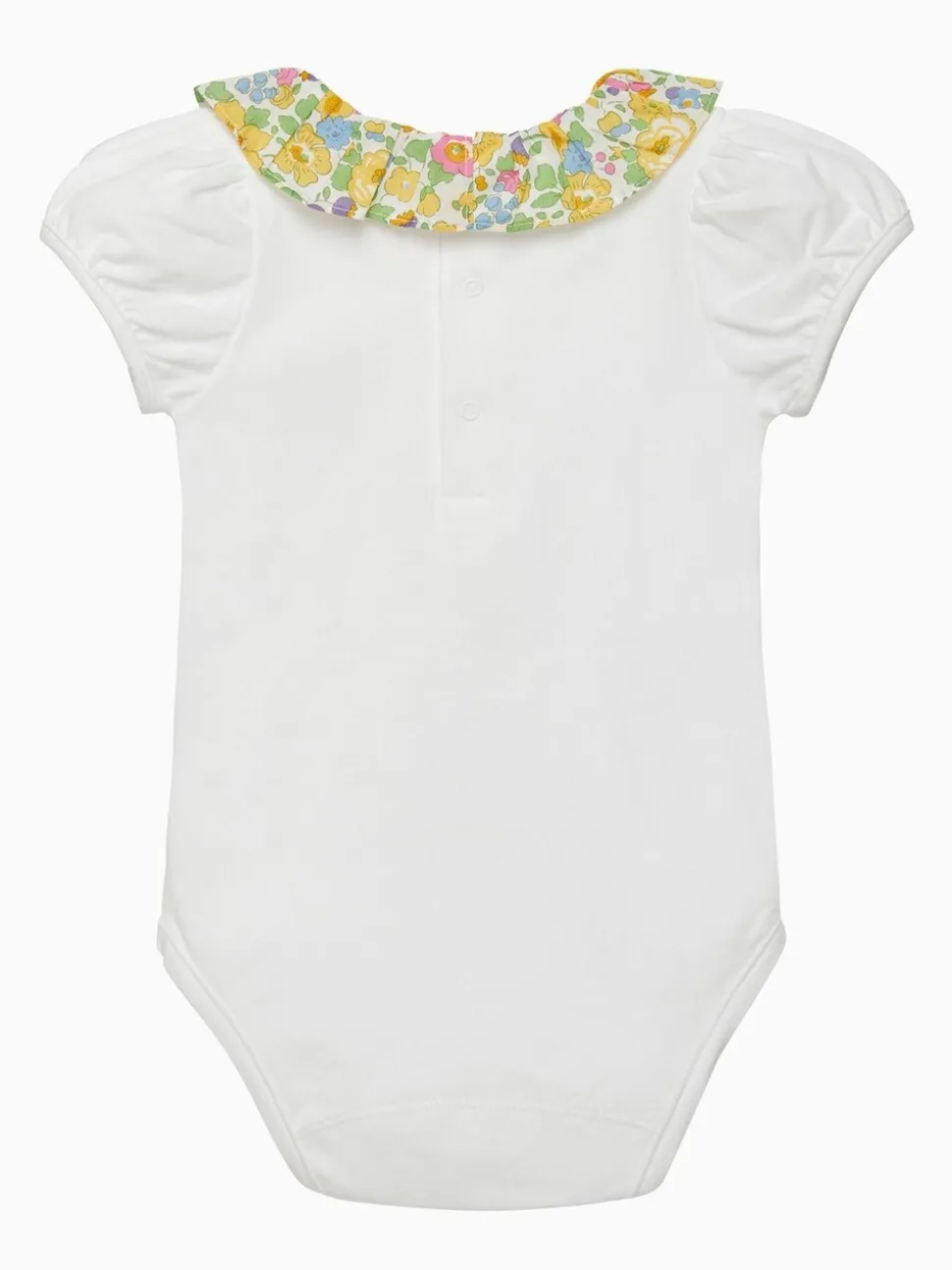 Trotters London White Little Liberty Print Betsy Willow Body