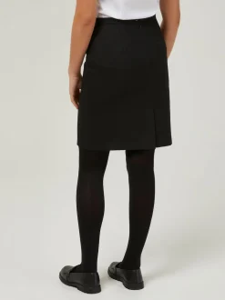Trutex Black 16" Back Vent School Skirt (11-14 Yrs)