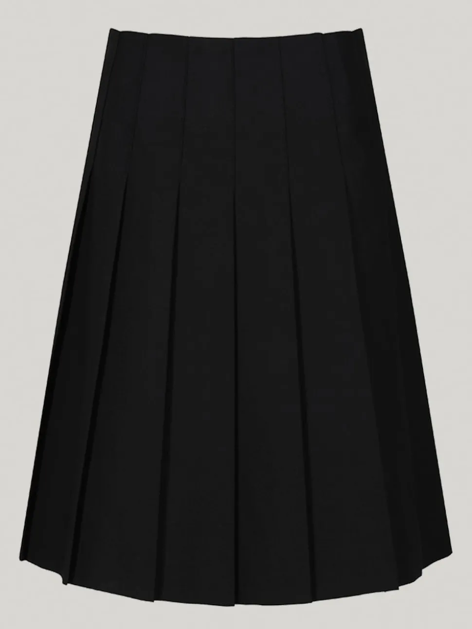 Trutex Black 18" Stitch Down Permanent Pleats School Skirt (10-17 Yrs)