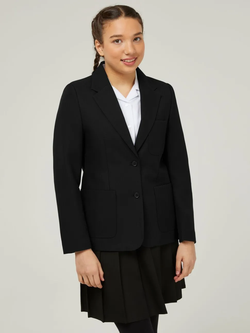 Trutex Girls Black School Blazer