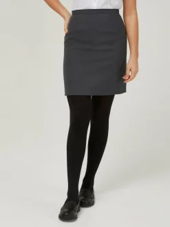 Trutex Grey 20" Back Vent School Skirt (11-17 Yrs)
