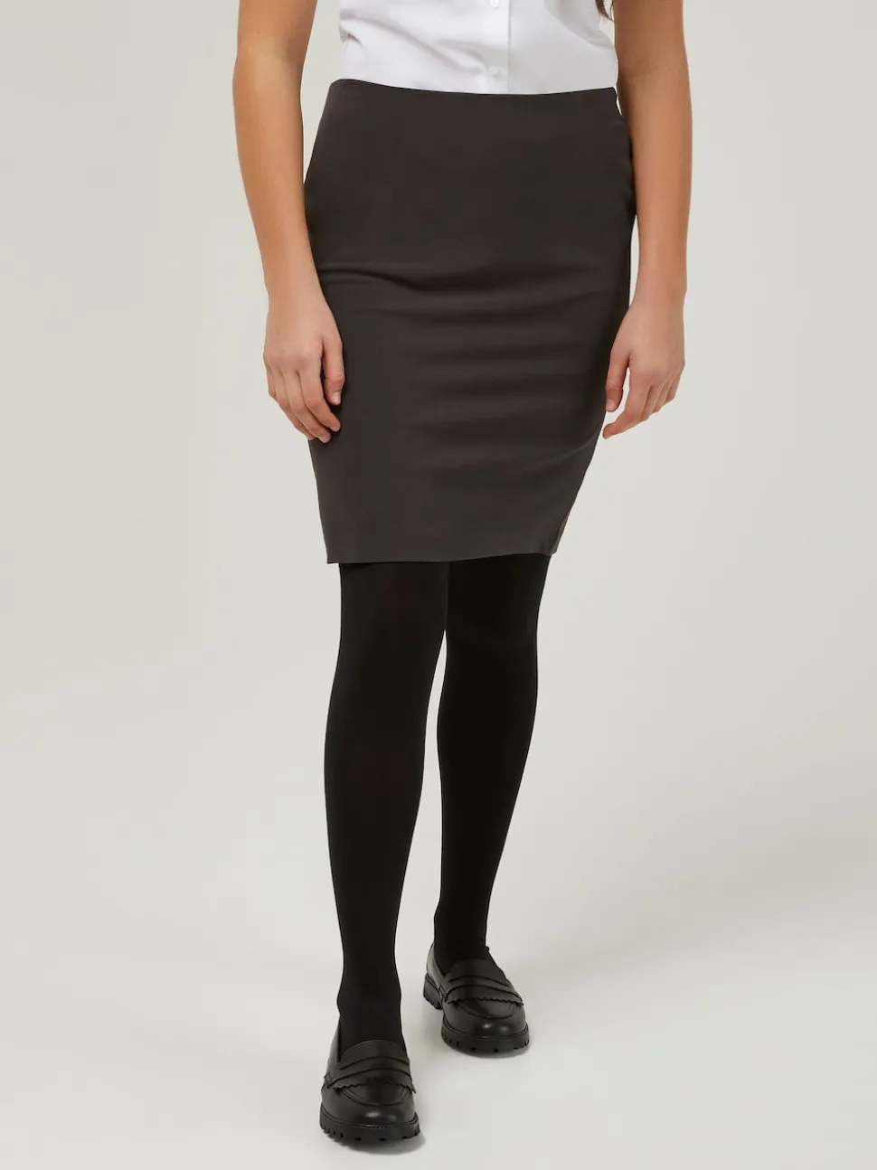 Trutex Grey 16" Pencil School Skirt (10-14 Yrs)