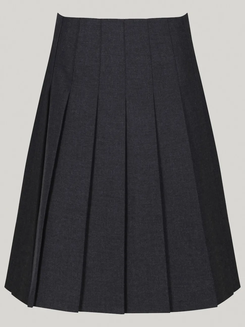 Trutex Grey 18" Stitch Down Permanent Pleats School Skirt (10-17 Yrs)