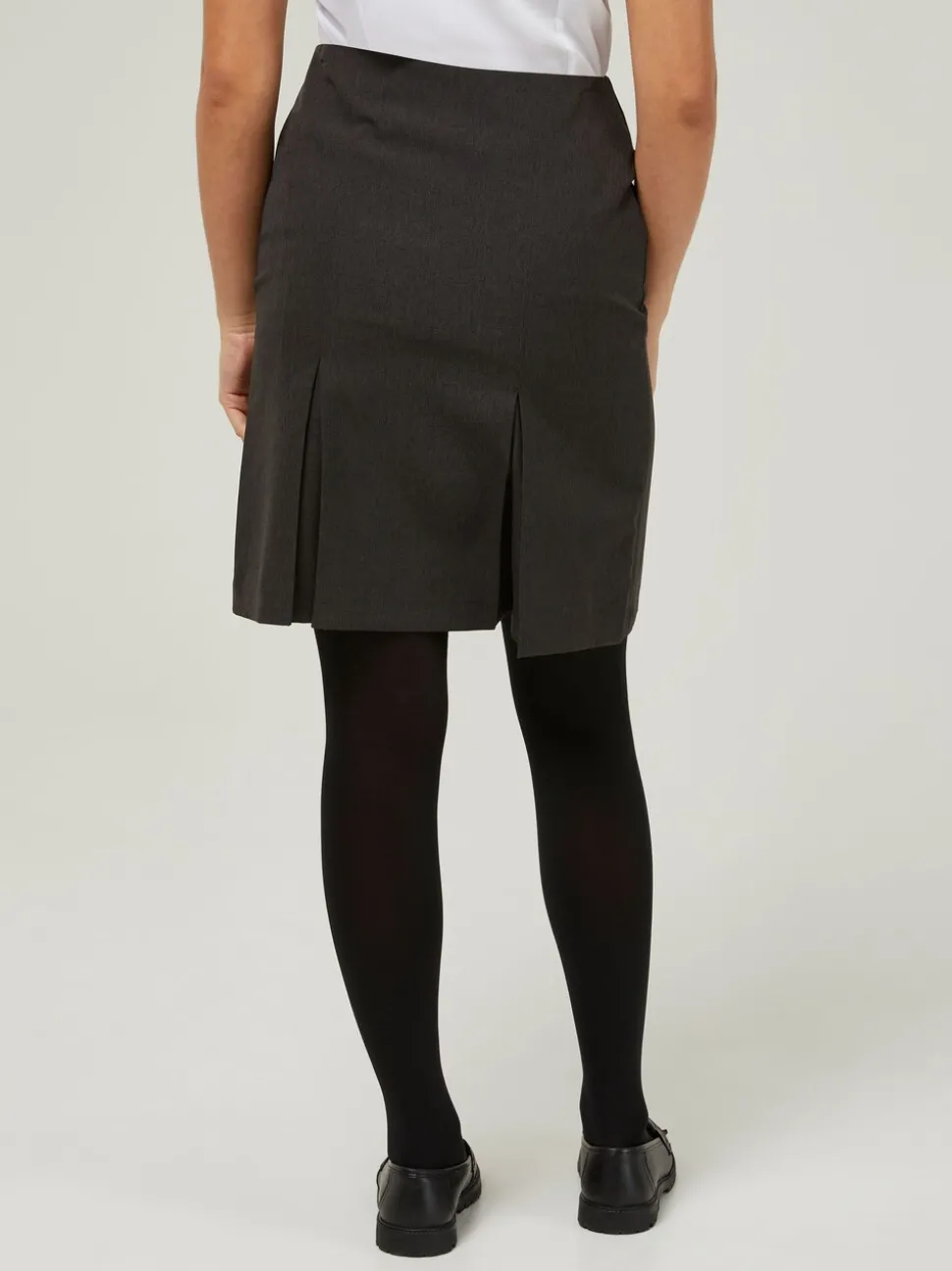 Trutex Grey 16" Twin Pleat School Skirt (10-16 Yrs)
