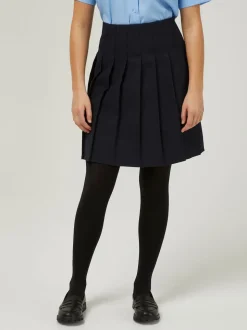 Trutex Navy 18" Stitch Down Permanent Pleats School Skirt (10-17 Yrs)