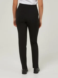 Trutex Straight Leg Twin Pocket Girls Black School Trousers
