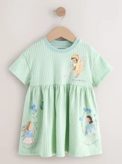Turquoise Fairy Jersey Dress (3mths-7yrs)