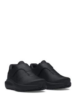 Under Armour Black Grey Surge 4 Trainers