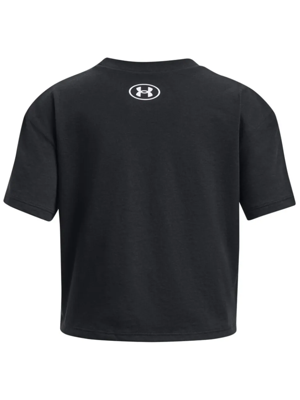 Under Armour Black Crop Sportstyle Logo Short Sleeve T-Shirt