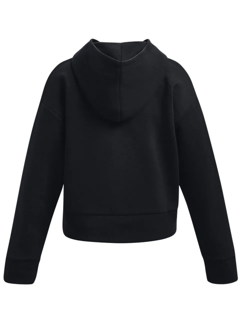 Under Armour Black Rival Fleece Crop Hoodie