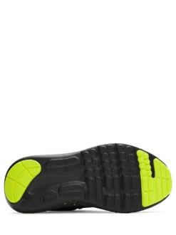 Under Armour Black/Yellow Surge 4 Trainers